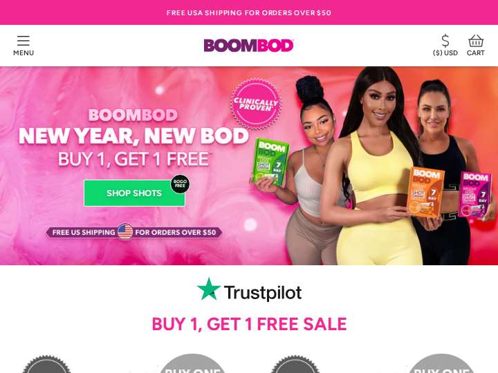 Boombod website preview