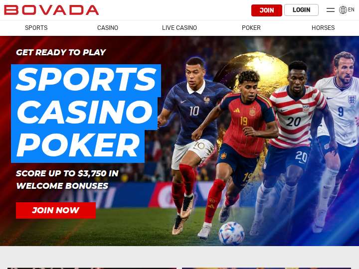Bovada Affiliate Program website preview