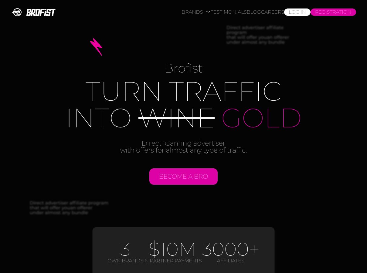 BROFIST Partners website preview
