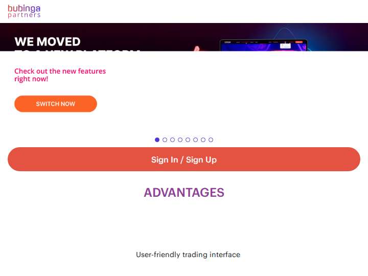 Bubinga Partners website preview
