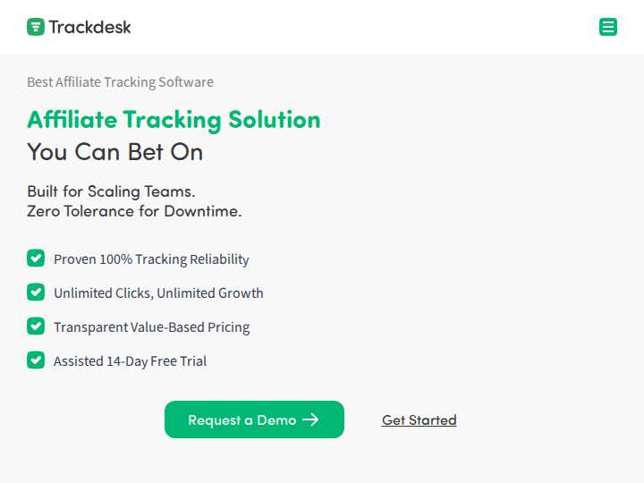 CallmAi Affiliate Program website preview