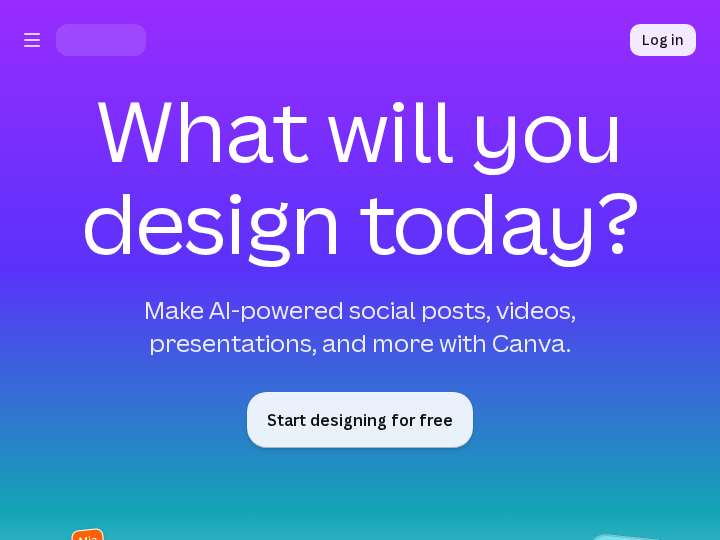 Canva Pro website preview