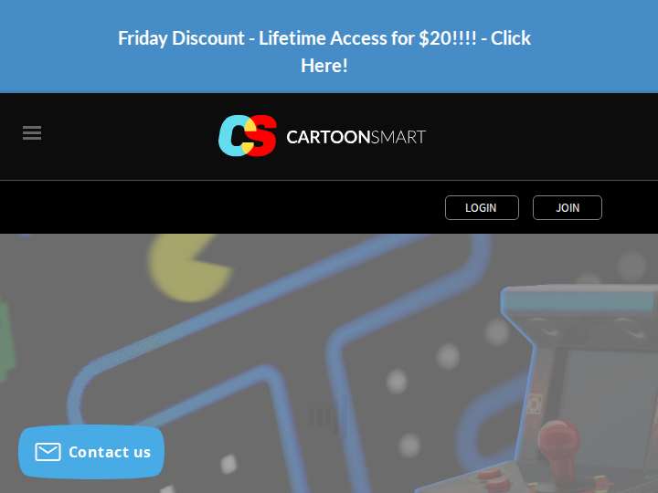 CartoonSmart website preview