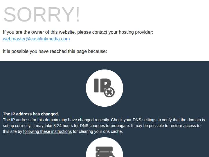 Cash Link Media website preview