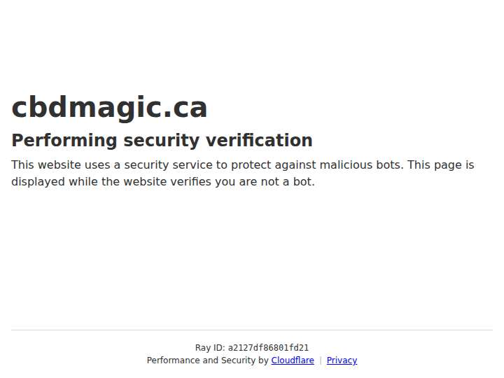 CBD Magic website preview