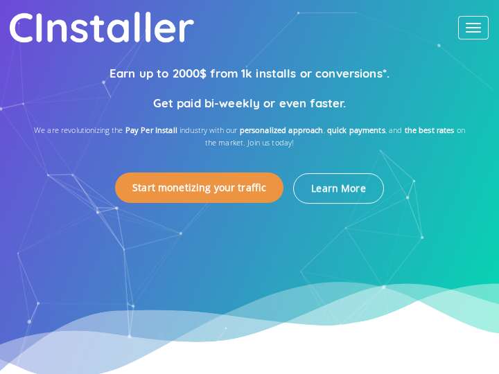 CInstaller website preview