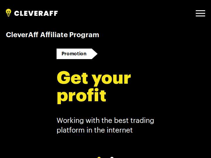 CleverAff website preview