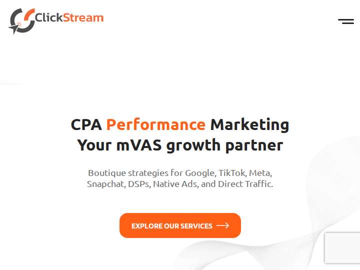 Clickstream website preview