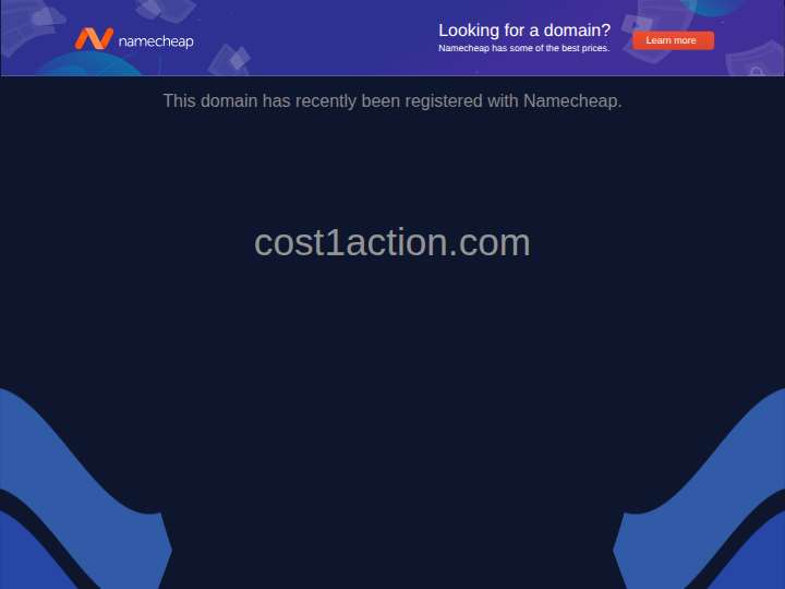 Cost1Action website preview