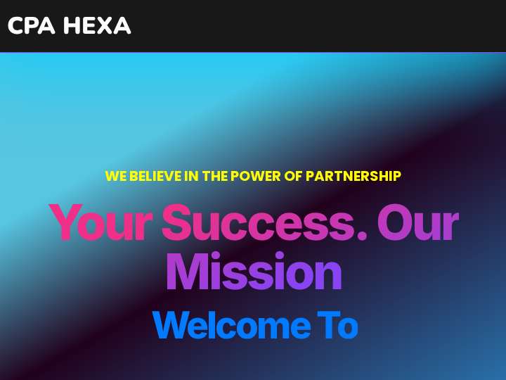 Cpa Hexa website preview