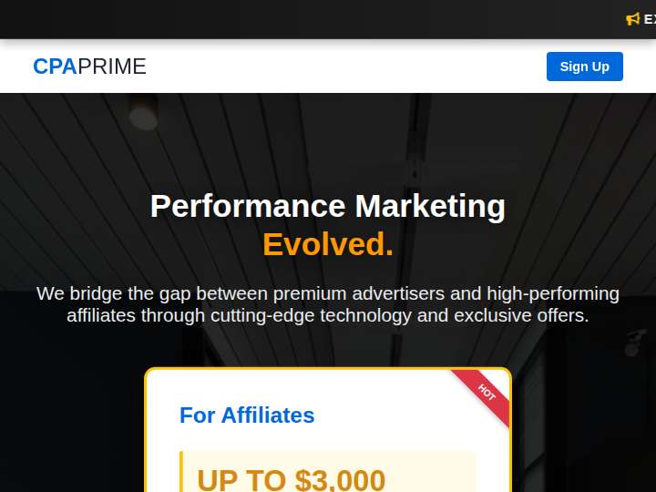 CPAPRIME website preview