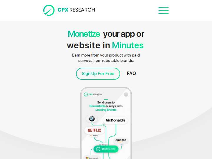 CPX Research website preview