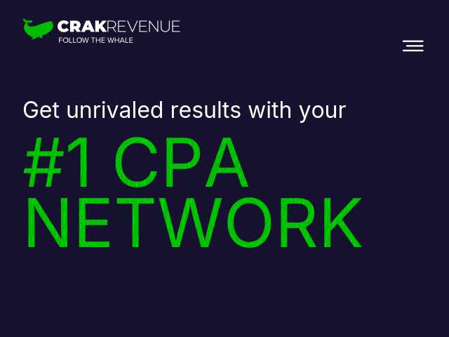 CrakRevenue website preview