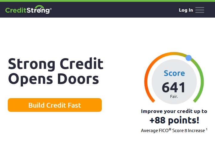 Credit Strong website preview