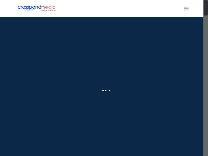 CrossPond Media website preview
