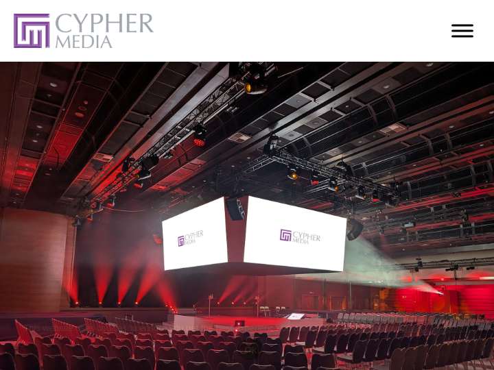 Cypher Media website preview