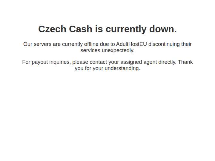 CzechCash website preview