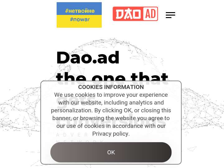 Dao.AD website preview