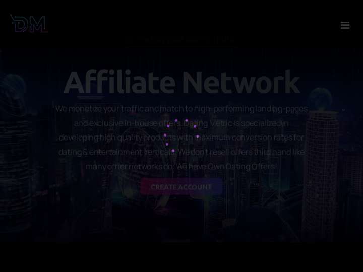 DatingMetric website preview