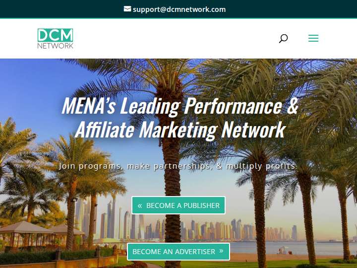 DCMnetwork website preview