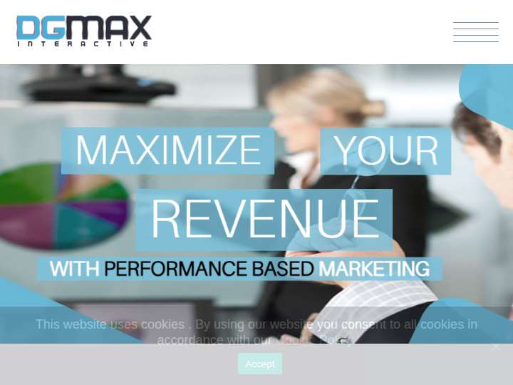 DGMAX Interactive website preview