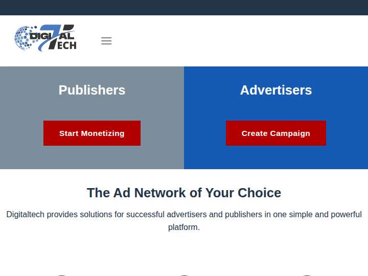 DIgital Tech Media website preview