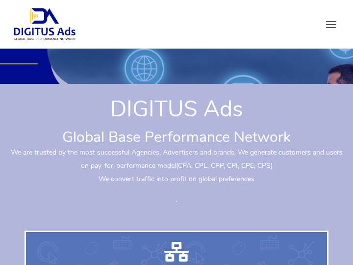 DIGITUS Ads website preview