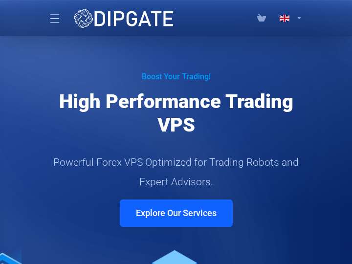 Dipgate Affiliate Program website preview