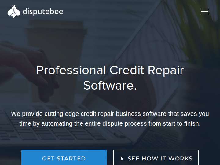DisputeBee website preview