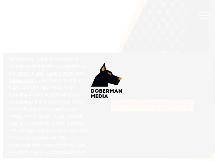 Doberman Media website preview