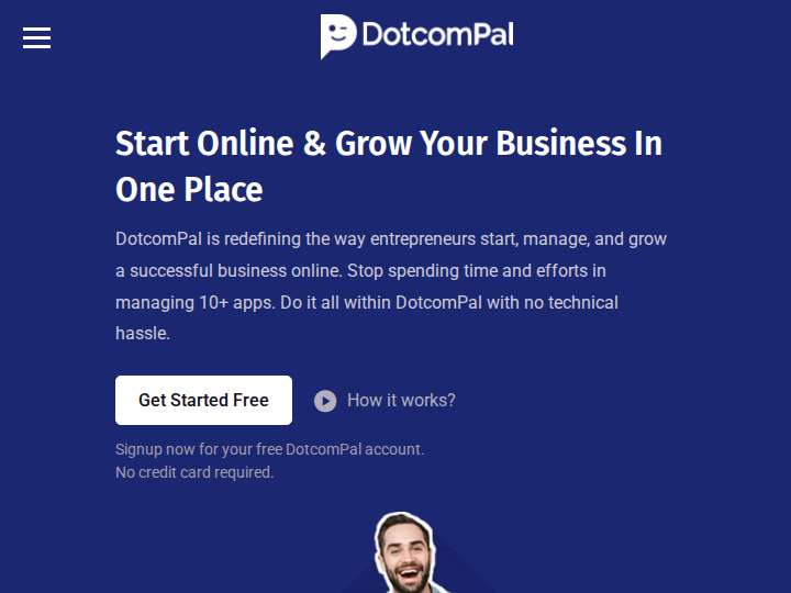 DotcomPal website preview