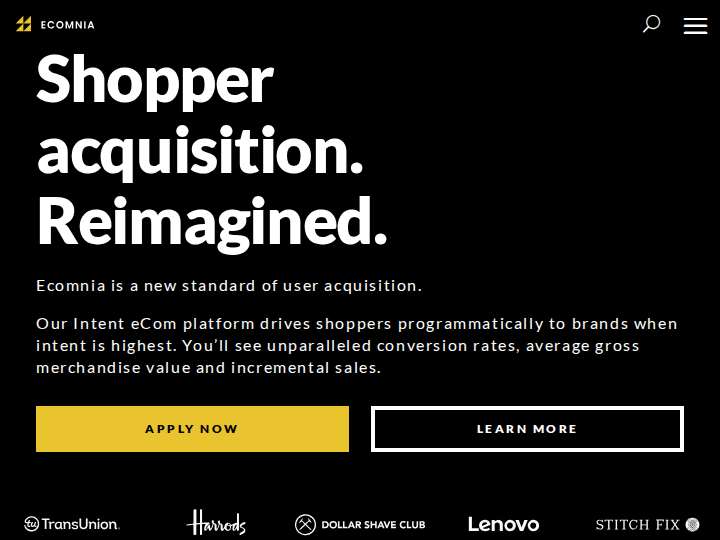 Ecomnia website preview