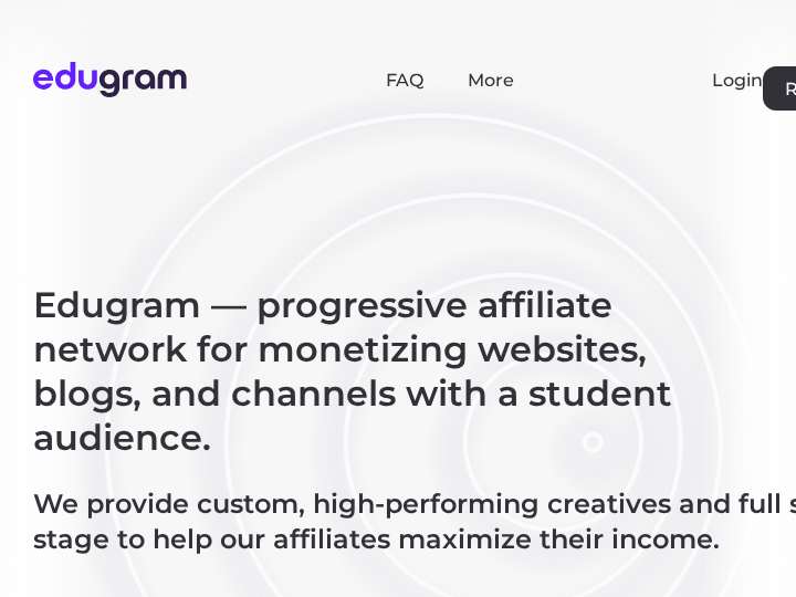 EduGram website preview