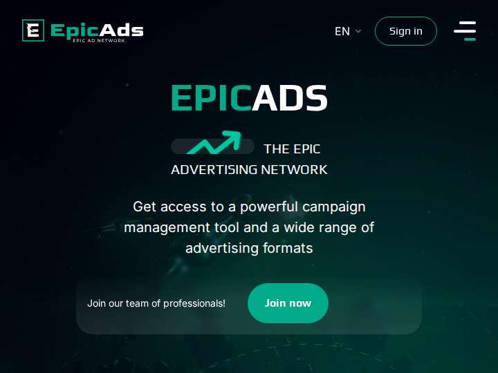 EpicAds.Net website preview