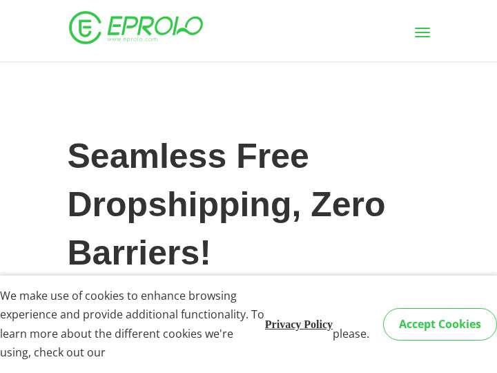 EPROLO Affiliate Program website preview