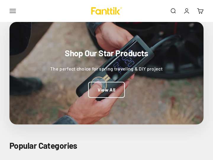 Fanttik Affiliate Program website preview