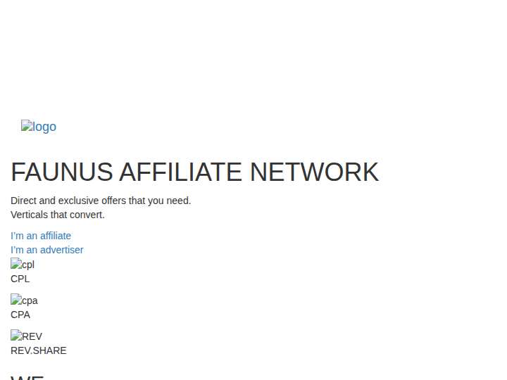 Faunus website preview