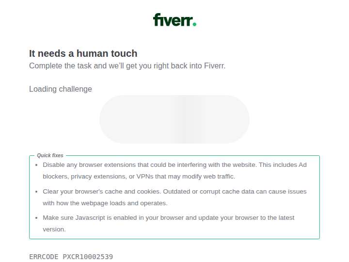 Fiverr Affiliates website preview