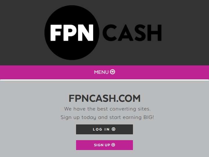 FPNcash website preview