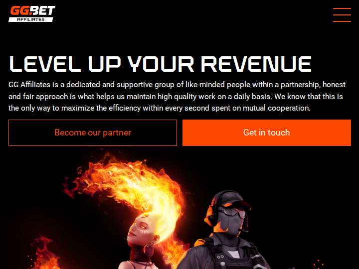 GG.Bet Affiliates website preview