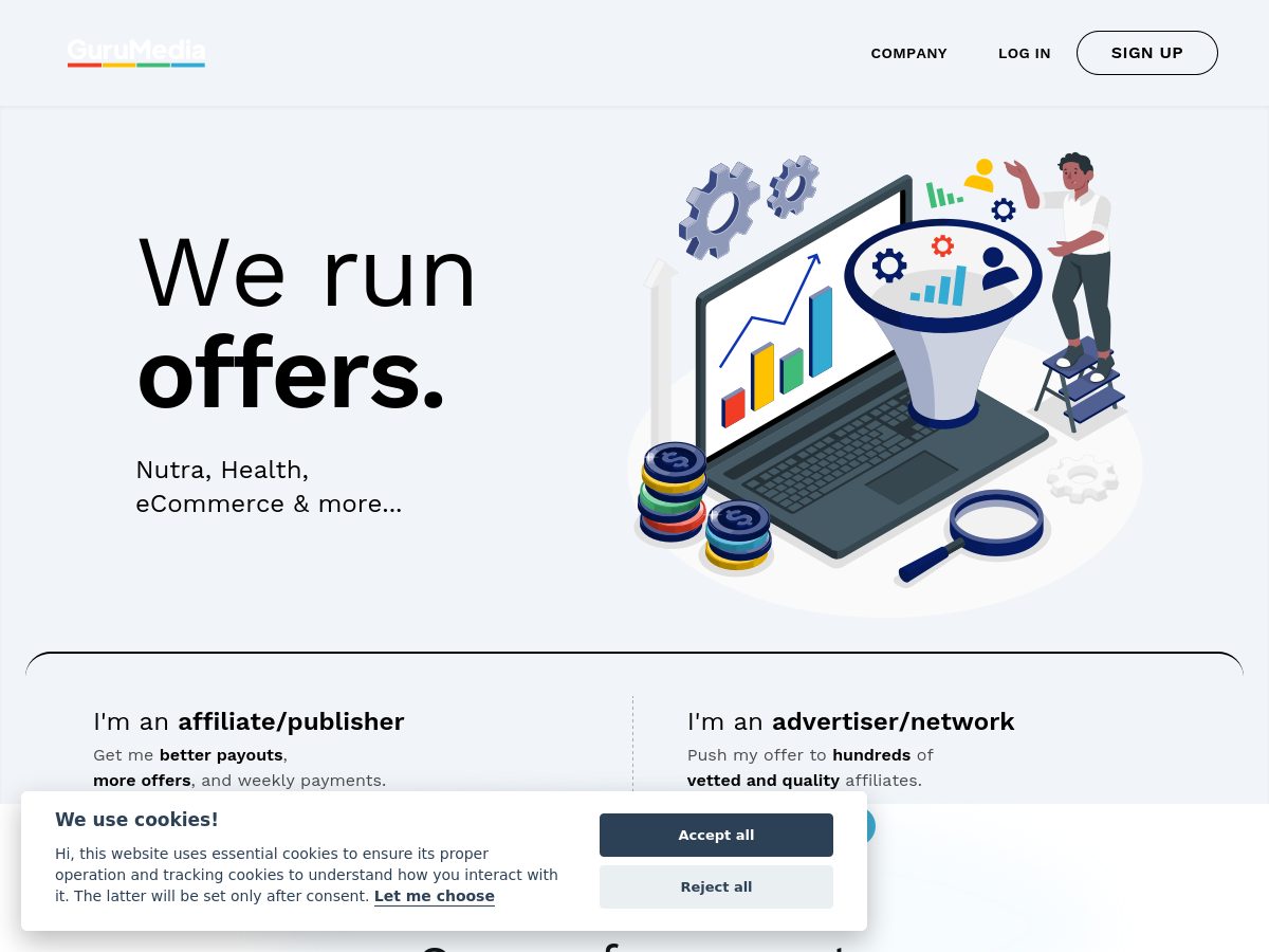 Guru Media website preview