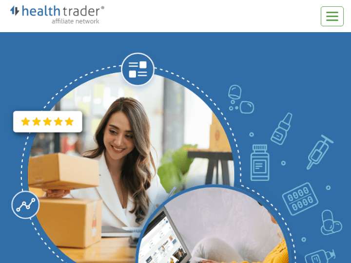 HealthTrader website preview
