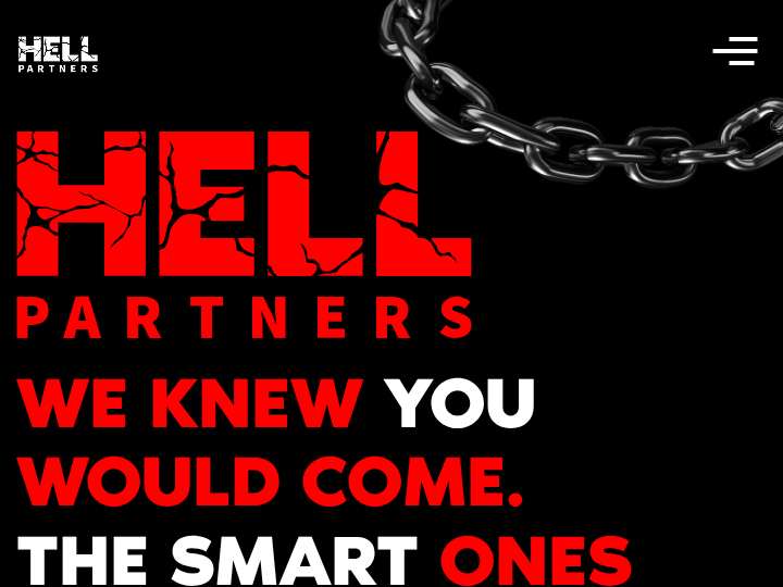 HellPartners website preview