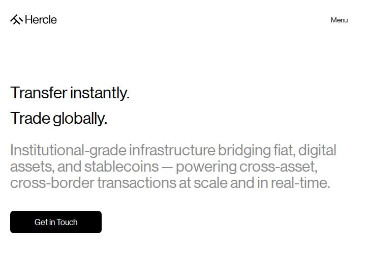 Hercle website preview