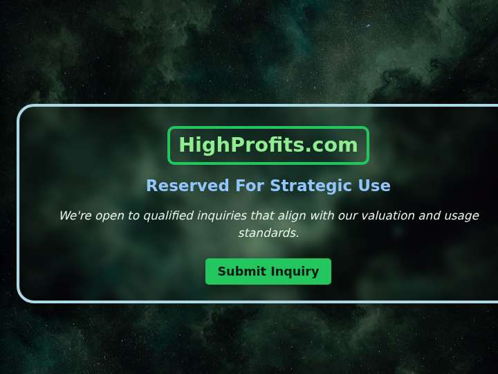 HighProfits website preview