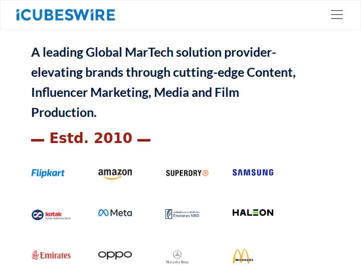 iCubesWire website preview