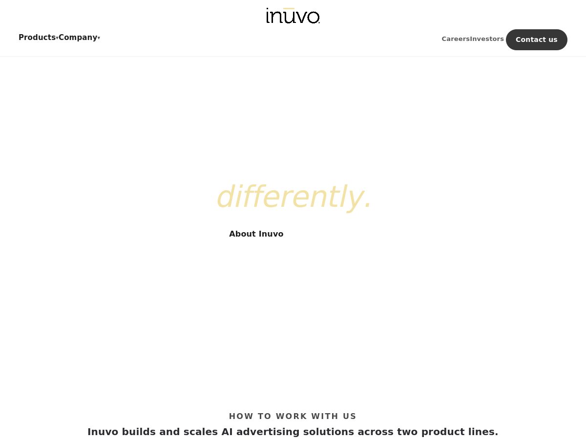 Inuvo website preview
