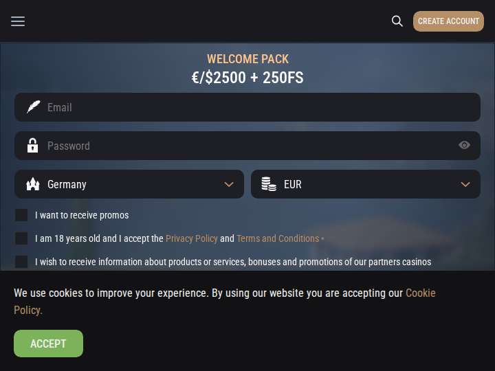 King Billy Affiliates website preview