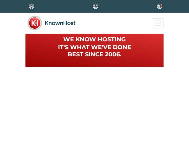 KnownHost website preview