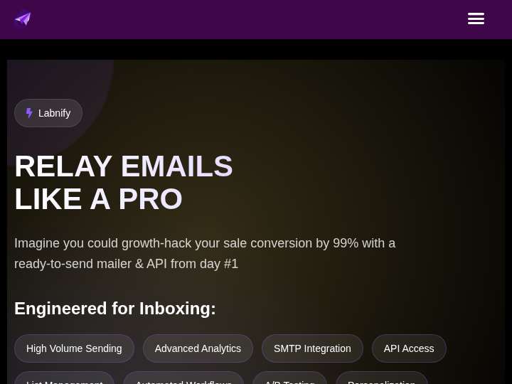Labnify Affiliate Program website preview